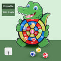 Sticky Ball Dart Board Target Sports Game Toys For Children Outdoor Party Toys Target Sticky Ball Throw Educational Board Games Zpaxo Crocodile