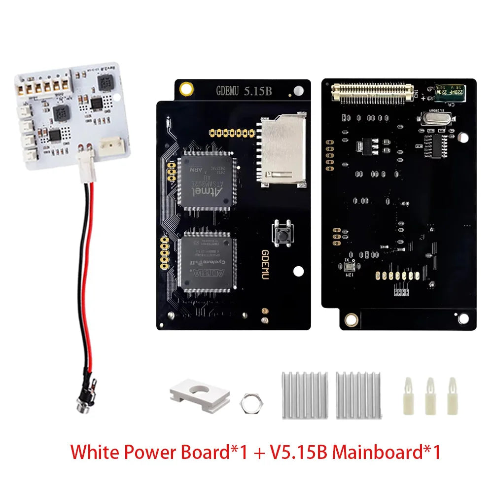 For DreamPSU Rev2.0 12V AC 100-240V Replacement Power Supply Board + AC Adapter With US UK EU AU Plug for SEGA Dreamcast Console Zpaxo V5.15B-White Board