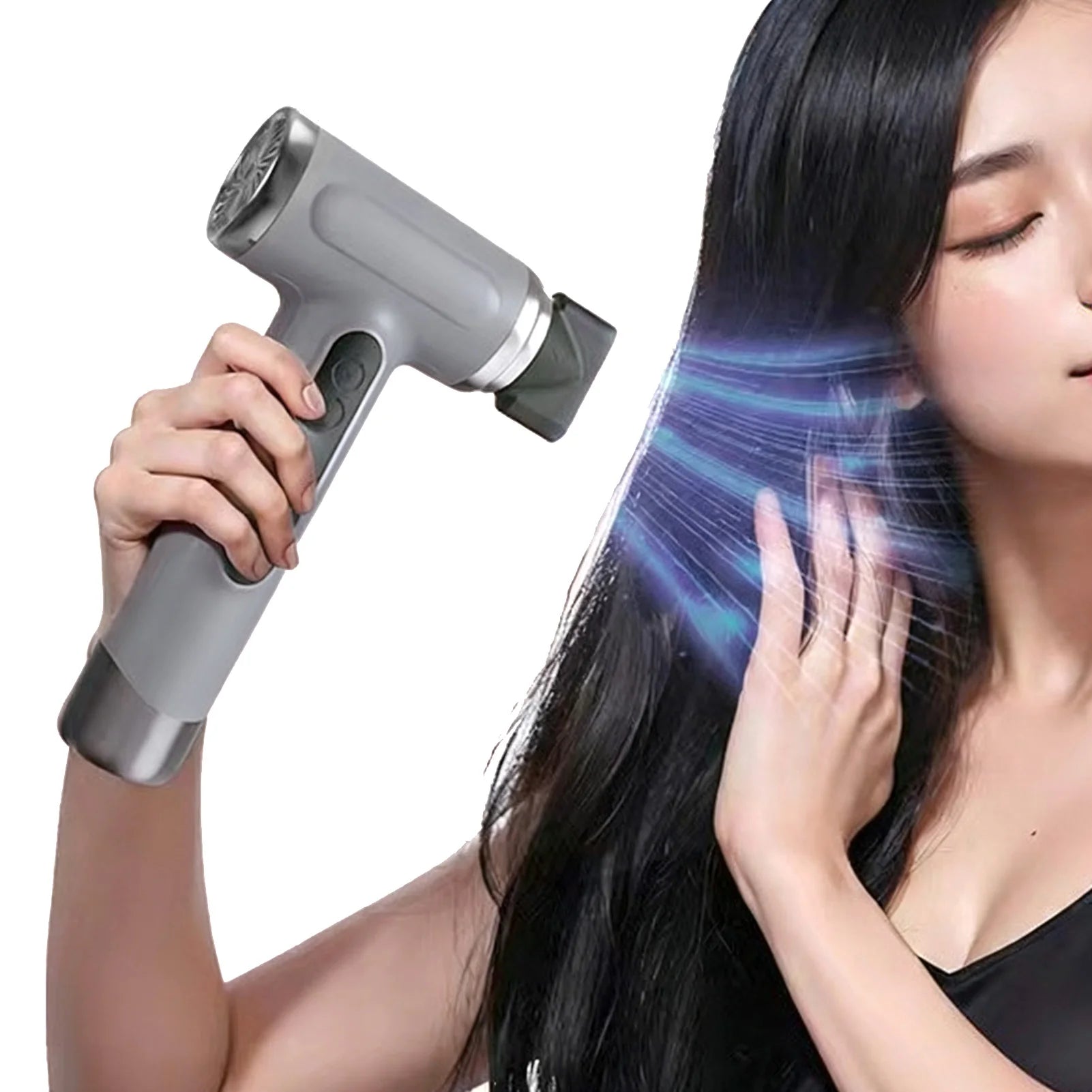 Cordless Hair Dryer 15600mAh Rechargeable Cold Wind 200W Portable