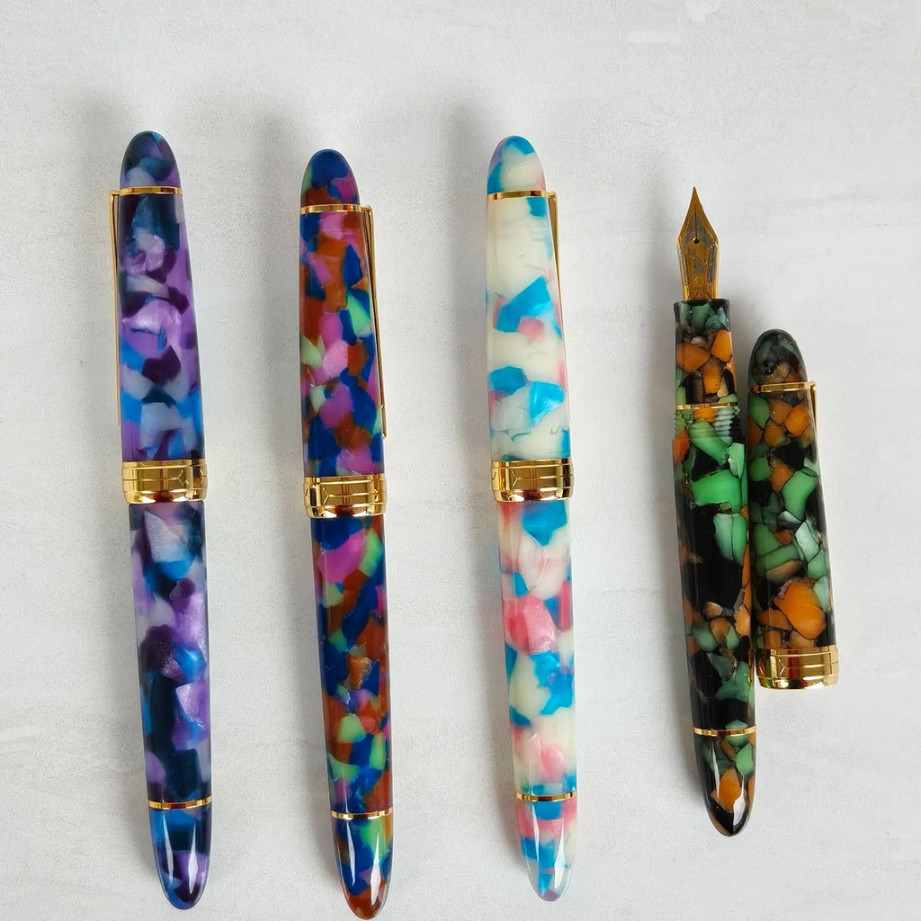 2025 Limited Edition Kaigelu 356 Fountain Pen,Torpedo-Shaped Acrylic Pen Barrel With Smooth Writing Experience Zpaxo