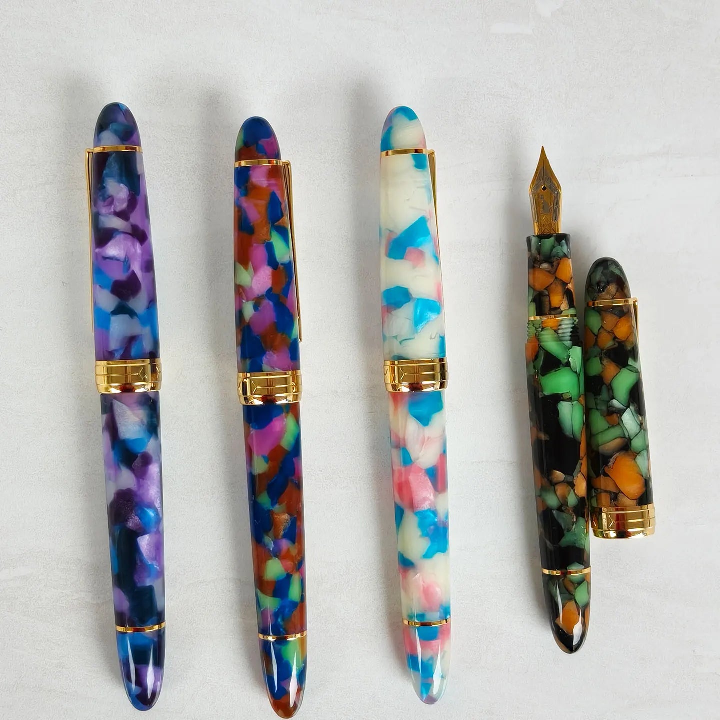 2025 Limited Edition Kaigelu 356 Fountain Pen,Torpedo-Shaped Acrylic Pen Barrel With Smooth Writing Experience Zpaxo