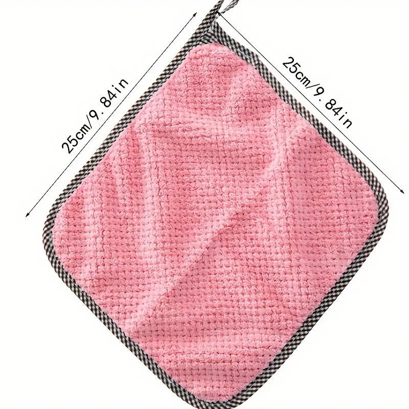 Thickened Towels Soft Absorbent Reusable Kitchen Bathroom Car Window