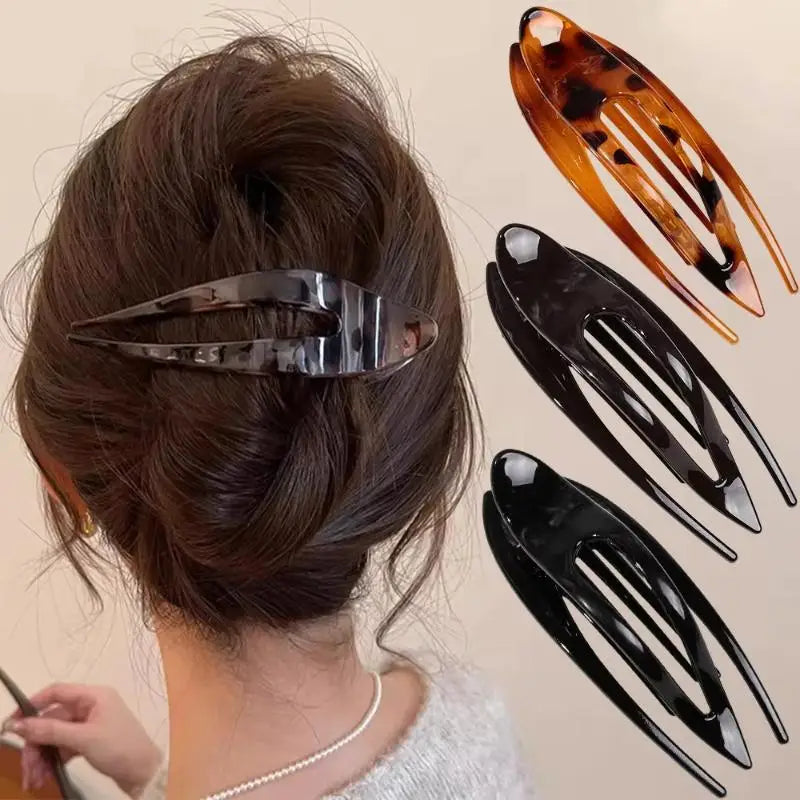 Chic Acrylic Duckbill Hairpin Crab Hair Claw Clip Women Girls Decor Zpaxo
