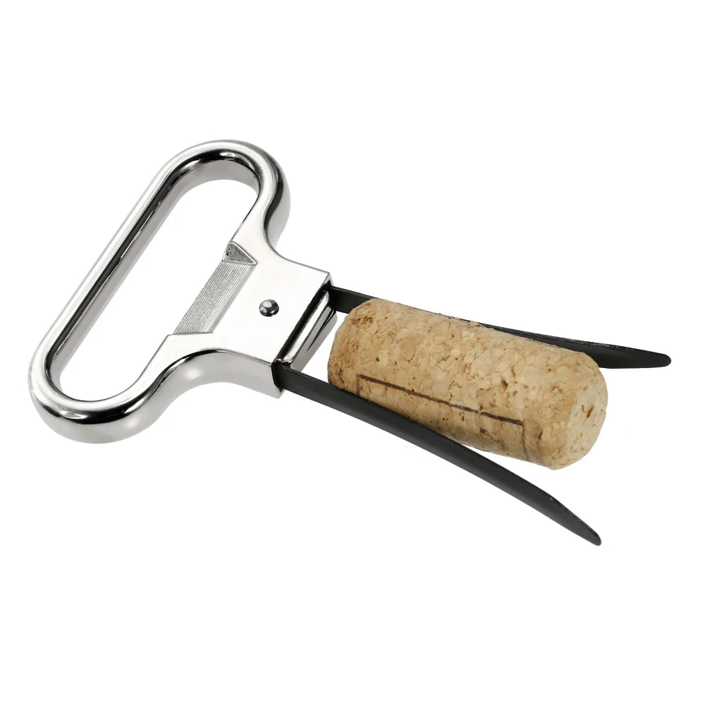 Wine Bottle Opener Two-Prong Corkscrew Remover Cork Puller Damaged Cork Remover Old Wine Corkscrew Remover House Warming Gift Zpaxo