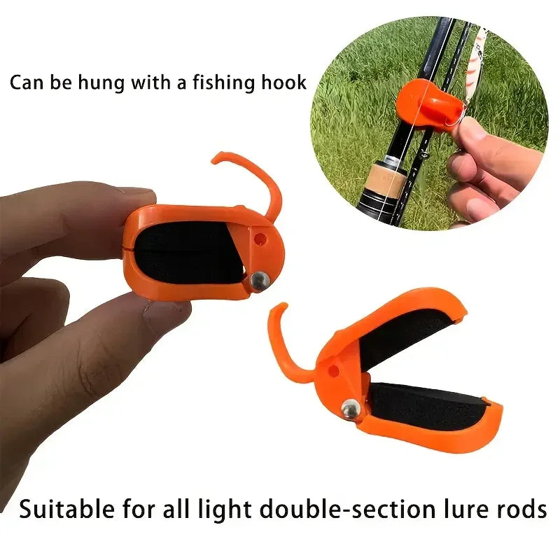 Quick-Attach Fishing Rod Clip – 1-Hand Tool-Free Holder 2/4 Pack