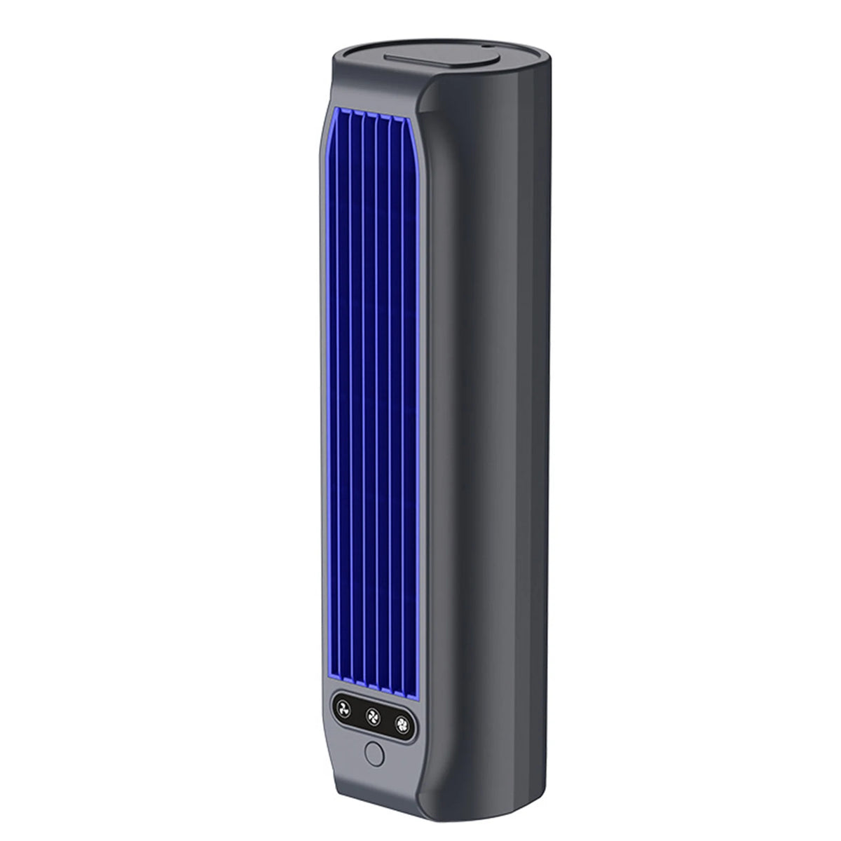 Portable Fan USB Rechargeable Personal Air Cooler 3 Adjustable Speeds Zpaxo grey 100V-240V EU Plug