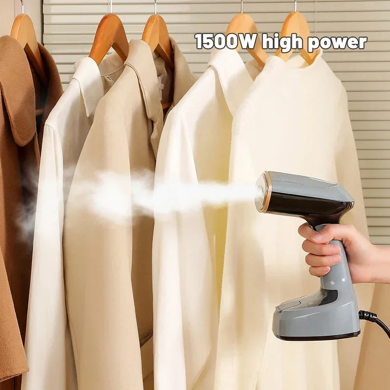 Foldable Ironing Machine 1500W Fast-Heat Garment Steamer Household Electric Fabric Steamer for Home Travel Handheld Steam Iron Zpaxo