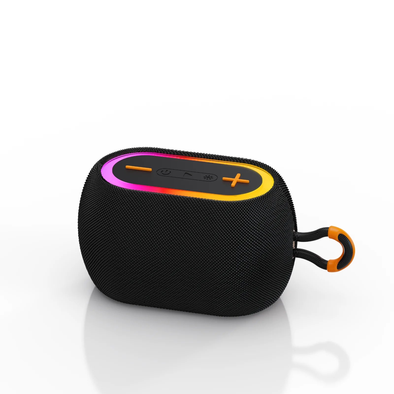 Mini Wireless Stereo Speaker Portable LED Light Supports USB TF Card