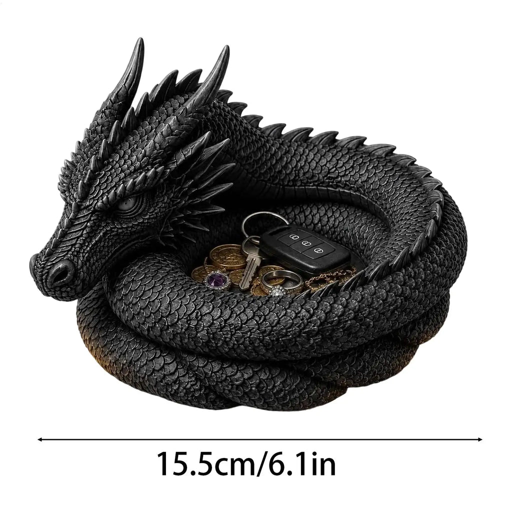 Catchall Bowl Gothic Dragon Storage Decoration 3D Printed Coin Ring