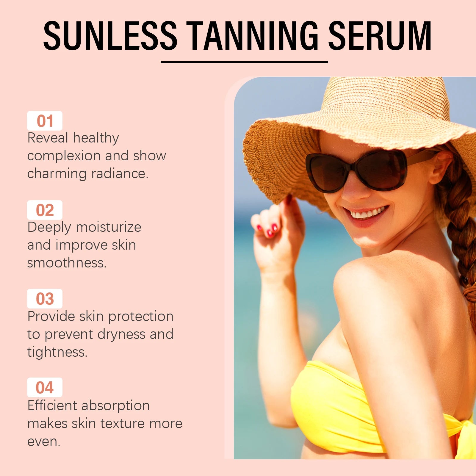 Eelhoe Herbal Self Tanning Spray – Sunless Bronzer Face & Body Self Tanning Spray Zpaxo
