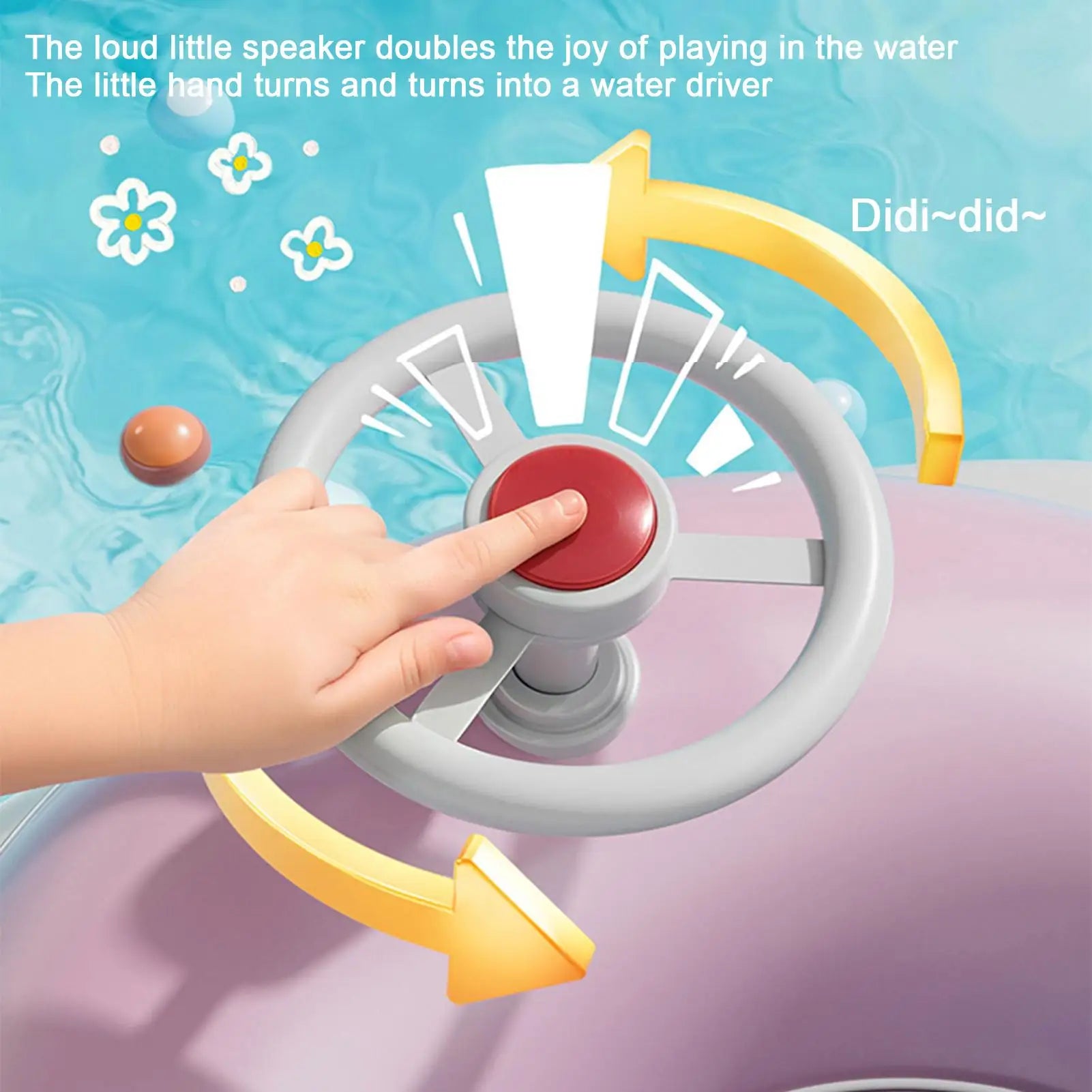 Baby Pool Float Canopy Inflatable Seat Safety Floating Toys Built-in Zpaxo