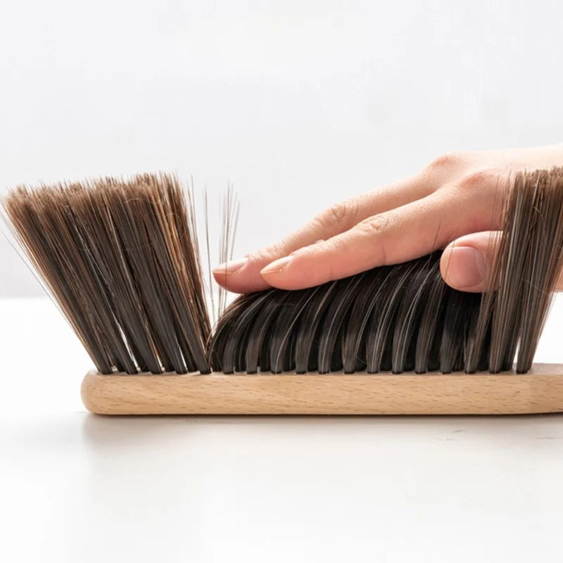 Natural Wood Bristle Anti-Static Cleaning Brush – 1 or 2 Pack Cleaning Brush Zpaxo