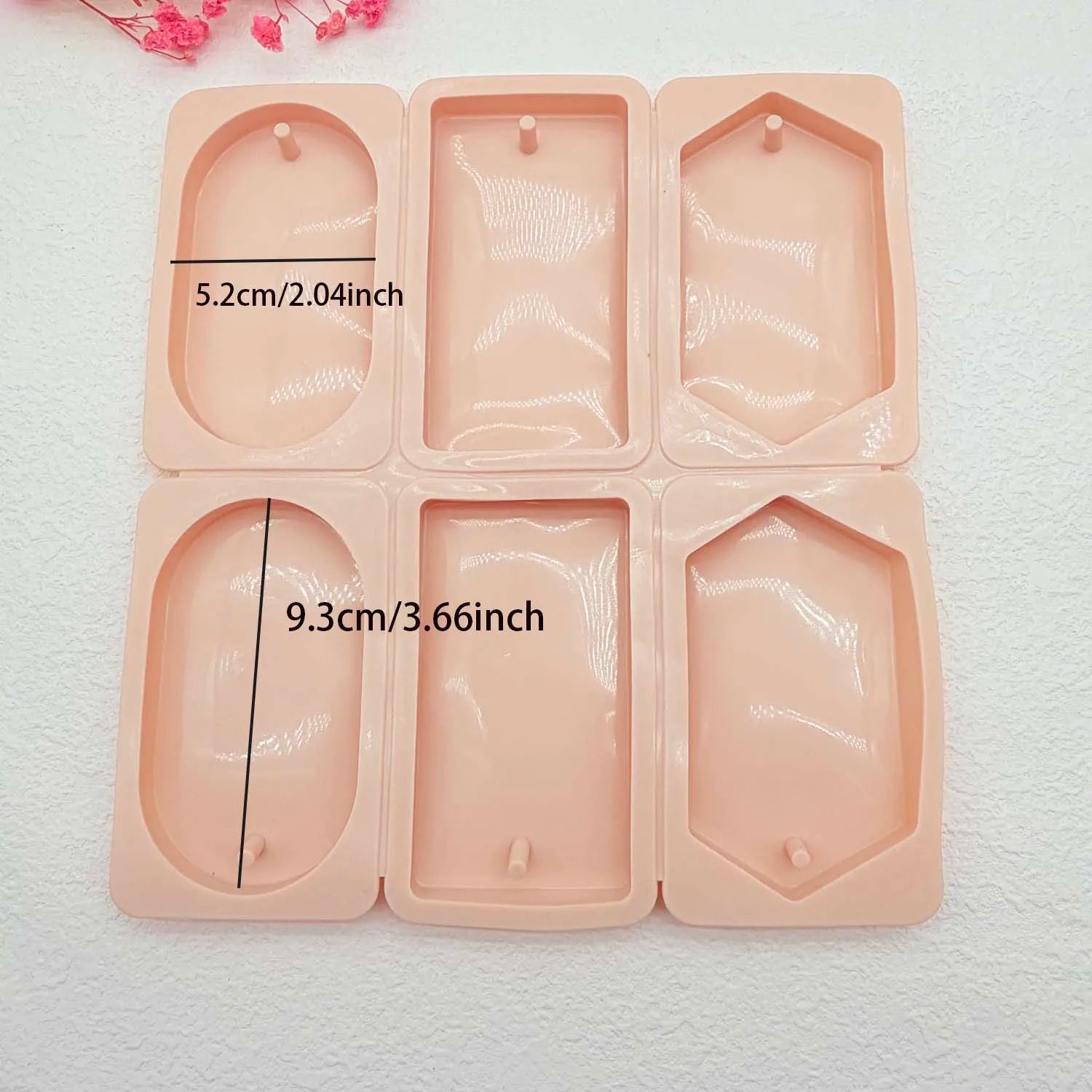 3-Style Silicone Aroma Wax Tablet Mold – DIY Candle & Soap Candle & Soap Mold Zpaxo C