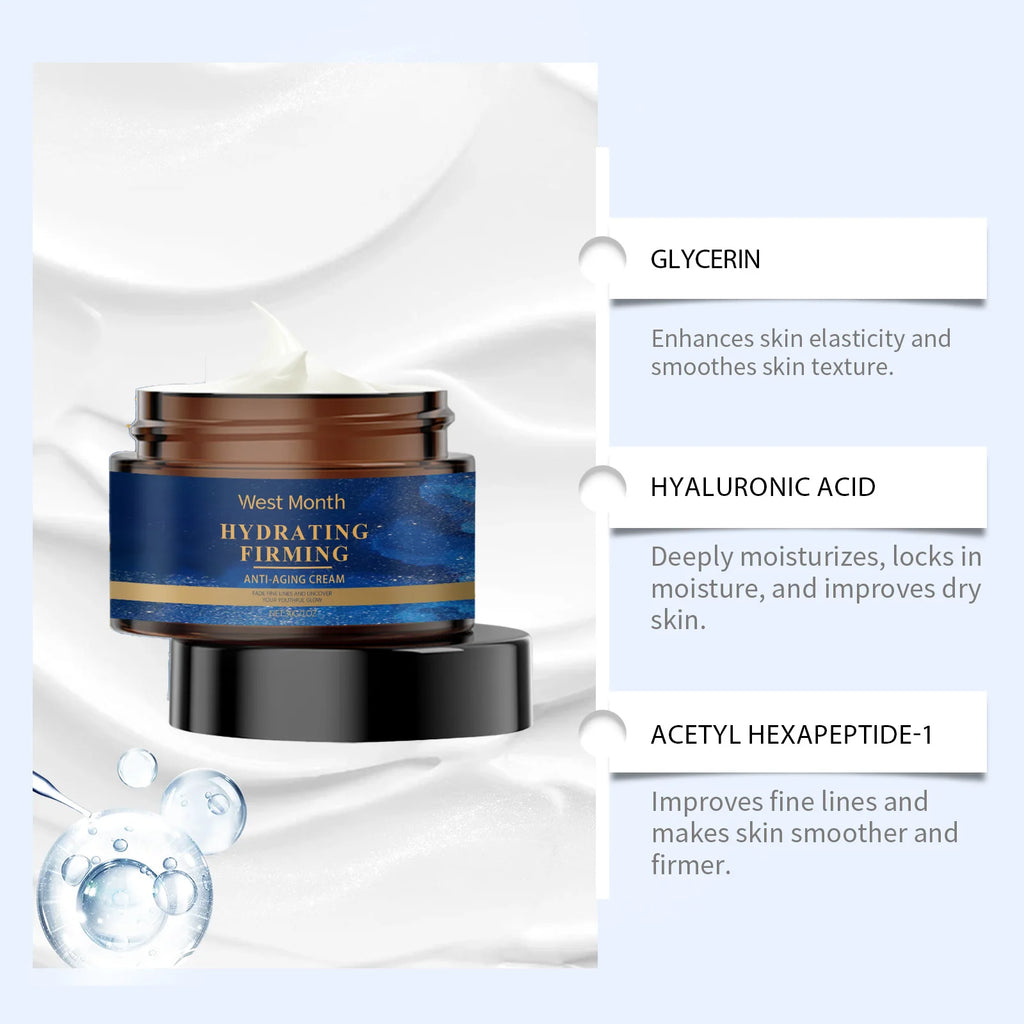 Anti Aging Facial Serum Firming Lifting Fade Fine Lines Deep Moisturizing Whitening Anti Dark Circles Wrinkle Remover Face Cream Zpaxo