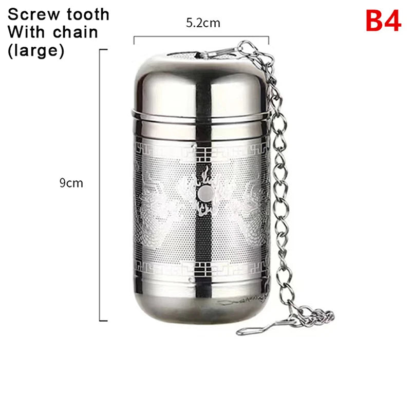 Stainless Steel Teapot Reusable Mesh Infuser Tea Strainer Leaf Spice Zpaxo B4