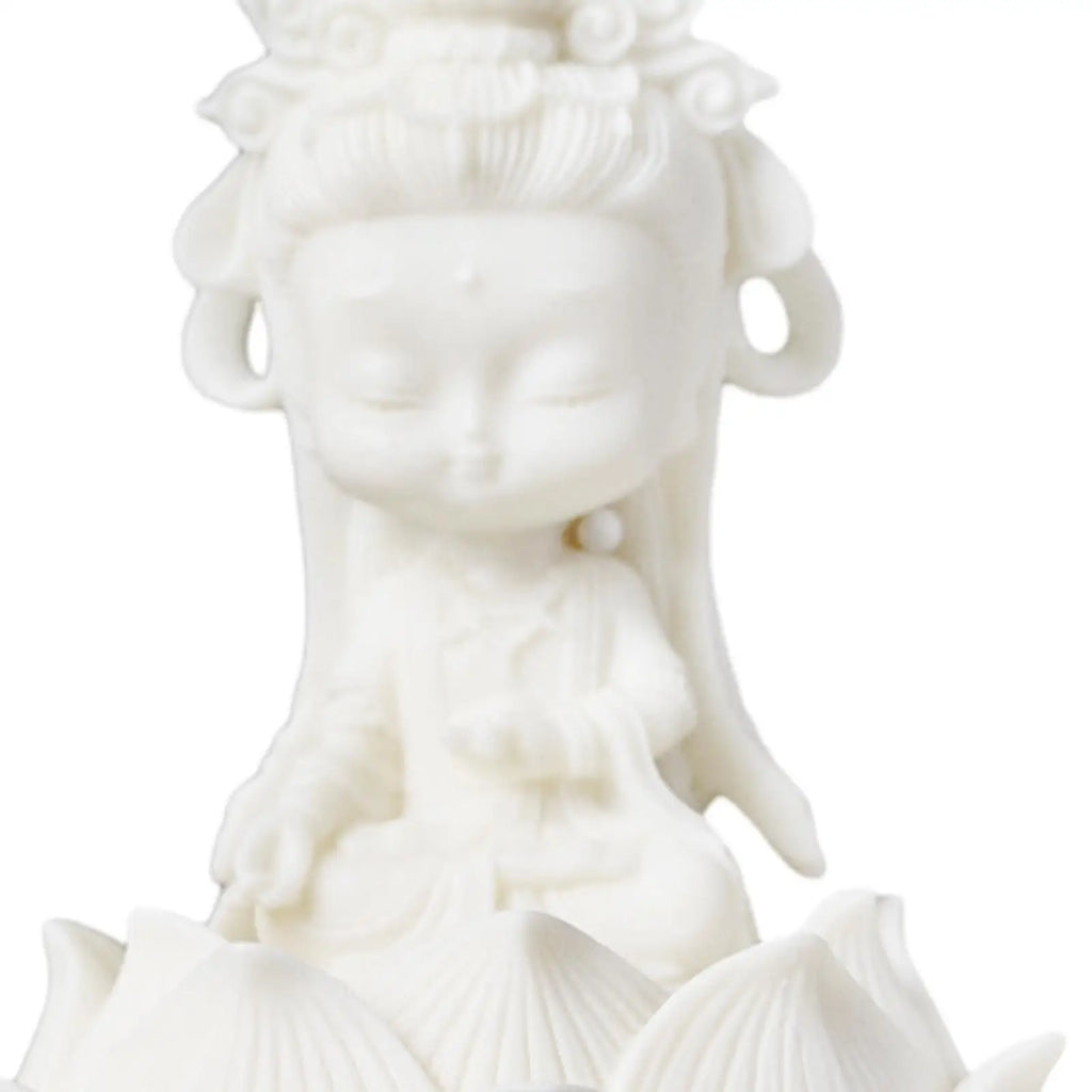 Meditating Buddhist Figure Statue – Car Dashboard & Home Decor Decorative Figurine Zpaxo