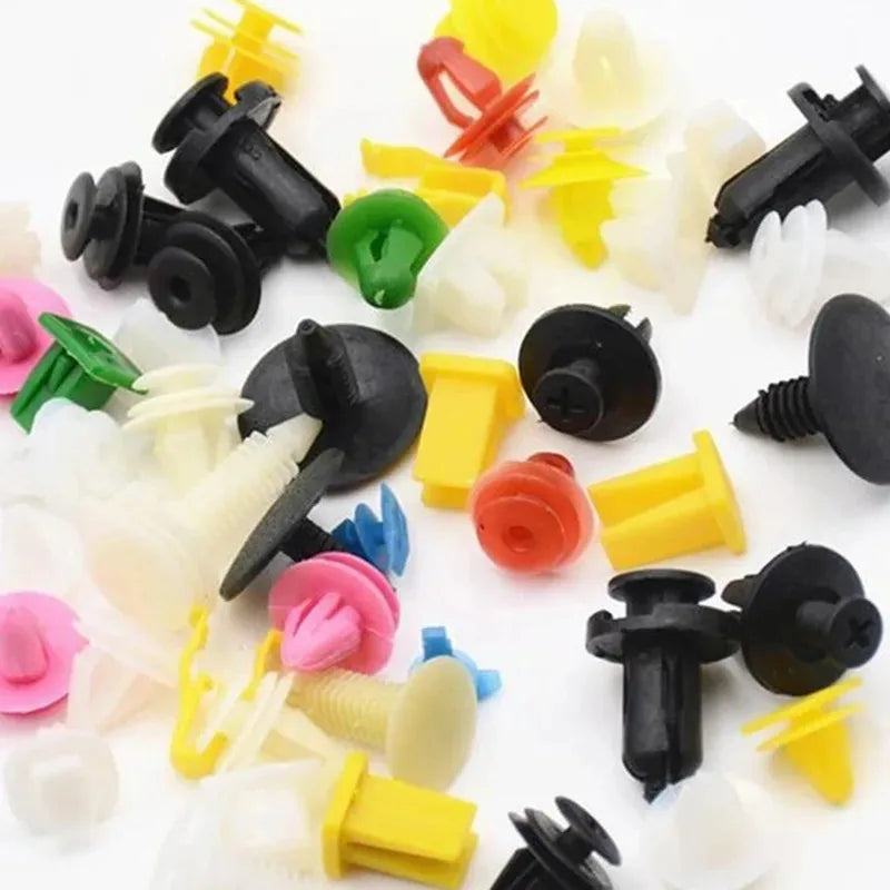 Universal Car Plastic Clips & Fasteners Set – 50 to 500 Pcs