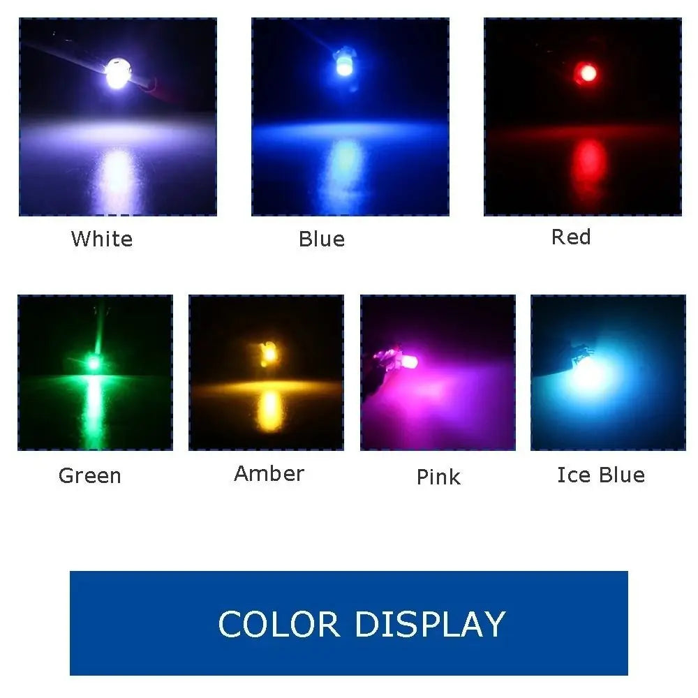 COB Light Dashboard Light Wedge Light Central Control Lamp Dashboard Indicator Lights Car LED Lights Instrument Panel Lights Zpaxo
