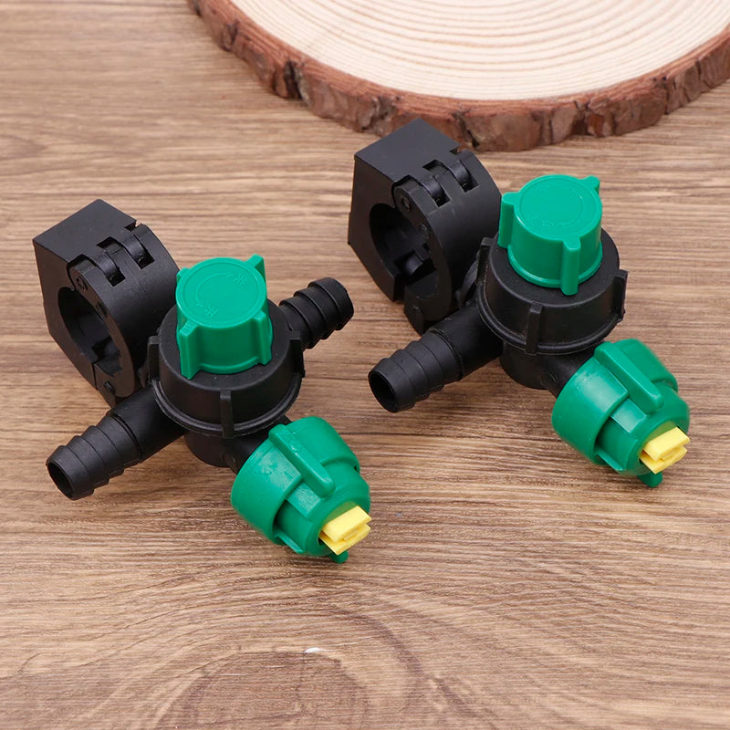1Pc External Thread Agricultural Sprayer Fan Shaped Spraying Adjustable Nozzle For Agriculture Tubing Garden Irrigation Zpaxo