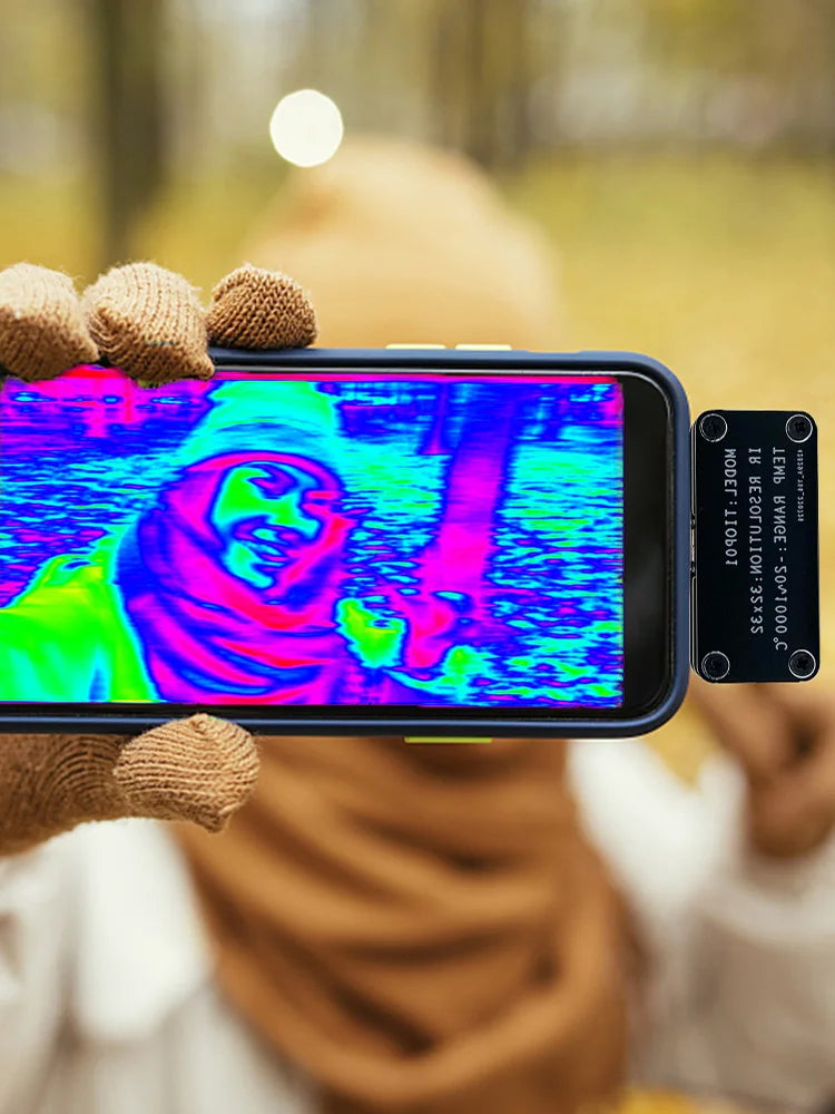 Mini Infrared Camera Professional External IR Thermograph Cameras 32x32Resolution Multiple Color Modes for Android Mobile Phone Zpaxo