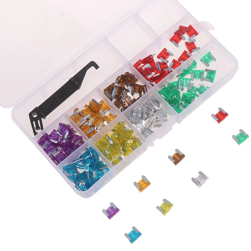 Car Blade Fuses Assortment Automotive Replacement Low Profile Mini