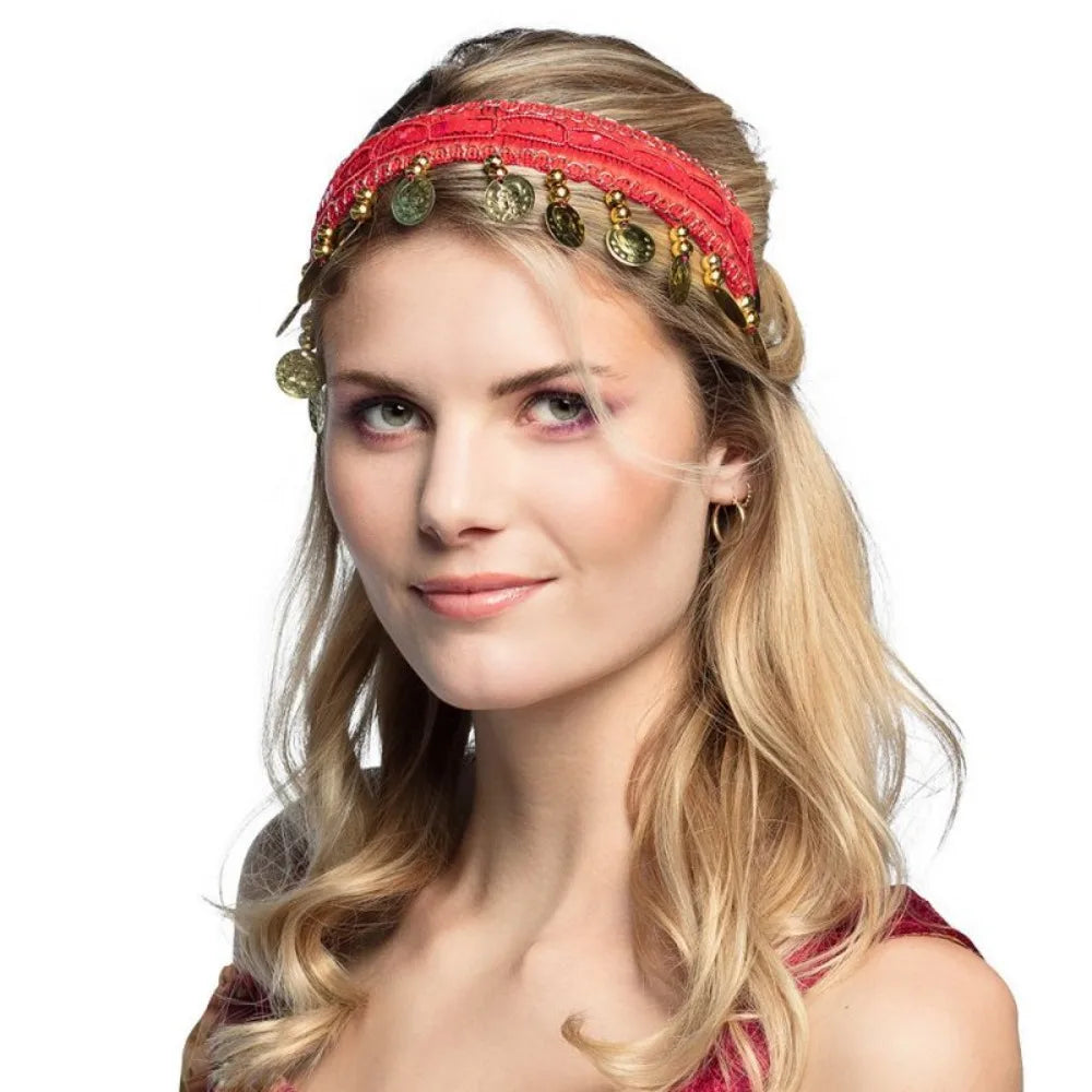 Fashion Plastic Hair Hoop Multicolored Ethnic Head Chain Headband Girls Zpaxo