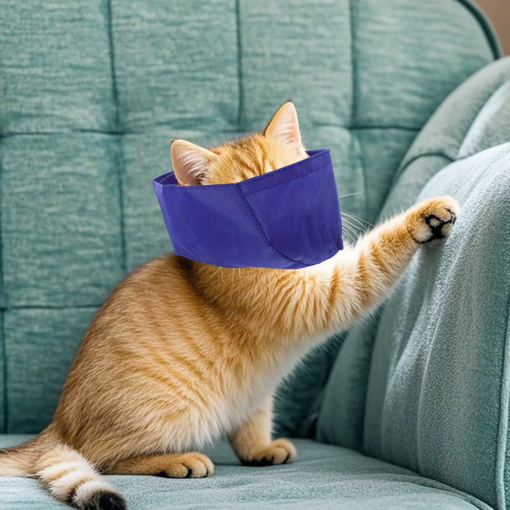 Cat Eye Mask Soft Comfortable Cover Excitement Relief During Grooming