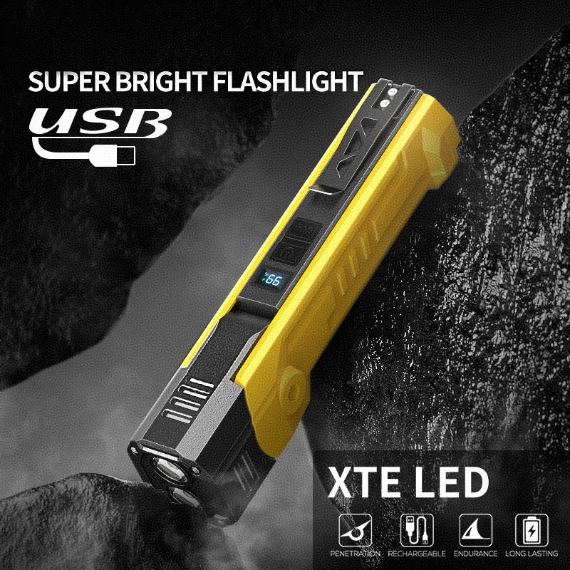 LED+COB Multifunctional Work Light Type-c Rechargeable Portable