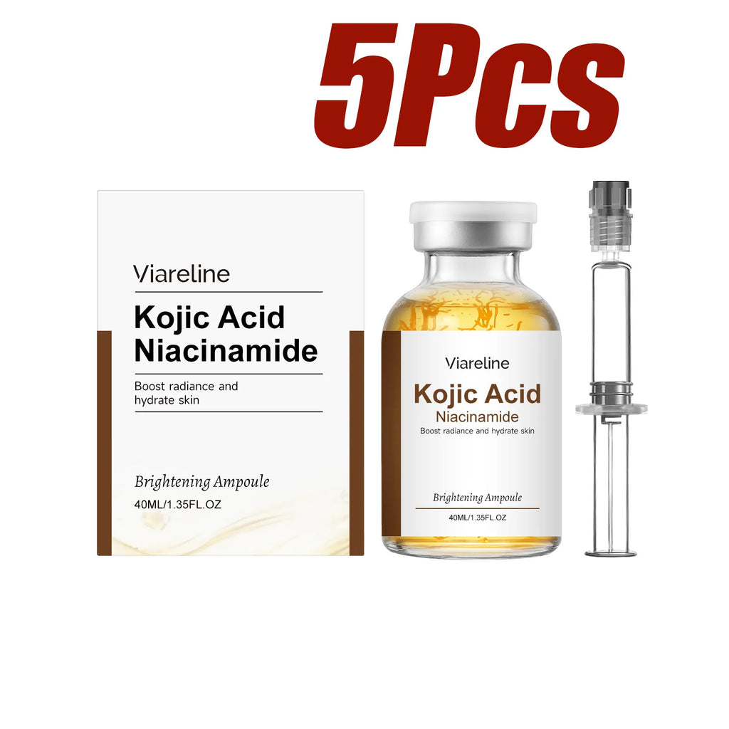 VIARELINE Niacinamide & Kojic Acid Brightening Face Serum Brightening Face Serum Zpaxo 5 x 40ml Boxed