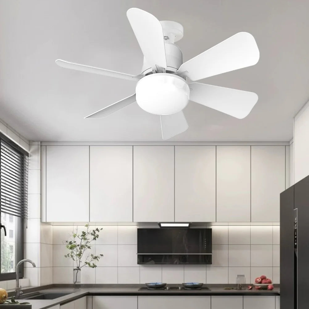 Ceiling Fan with Light and Remote Modern Ceiling Fan for Kitchen Bedroom Basement Dining Living Room Zpaxo