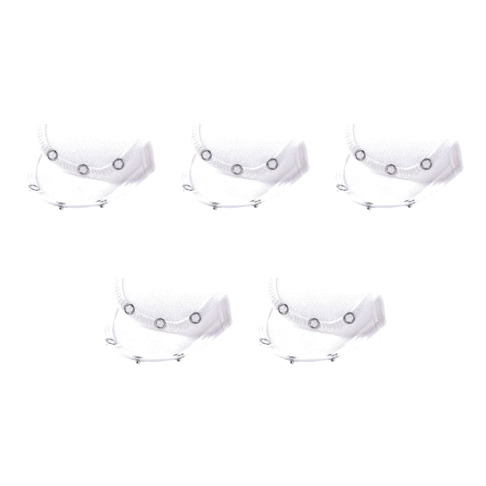 1-5PCS Baby Romper Partner Lengthen Pads Super Utility Bodysuit Diaper Jumpsuit Lengthen Extend Film Baby Infant Romper Partner Zpaxo White 5PCS