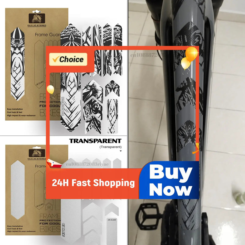 Mountain Road Bicycle Frame Protective Sticker Guard Cover Waterproof Zpaxo