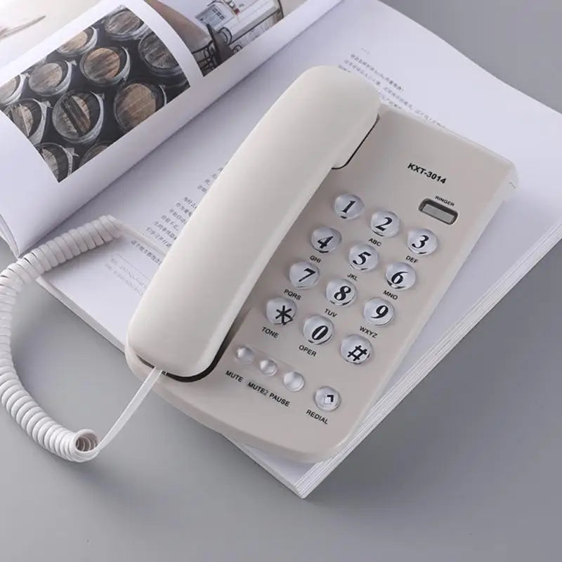 652F Corded Telephone Desktop House Phone Emegency Elderly Big Button Zpaxo