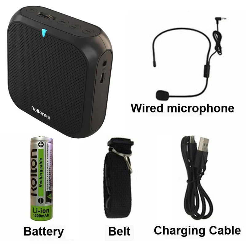 Rolton K400 Voice Amplifier & Headset Microphone Kit Voice Amplifier Kit Zpaxo