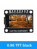 0 96 IPS SPI LCD Module ST7735 Driver IC 80 160 HD 65K Full Not OLED Zpaxo 0.96 TFT black
