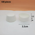 Cake Paper Cups (100 Pieces Per Pack) And High-Temperature Resistant Baking Chocolate Paper Cups Bread Zpaxo A2