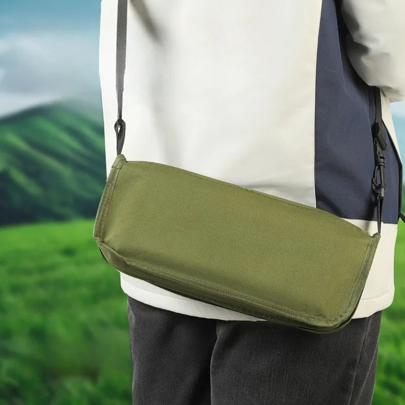 Creative Outdoor Backpack Folding Pencil Case Stool Portable and Easy Camping Equipment Shoulder Bag Stool Sports Folding Chair Zpaxo