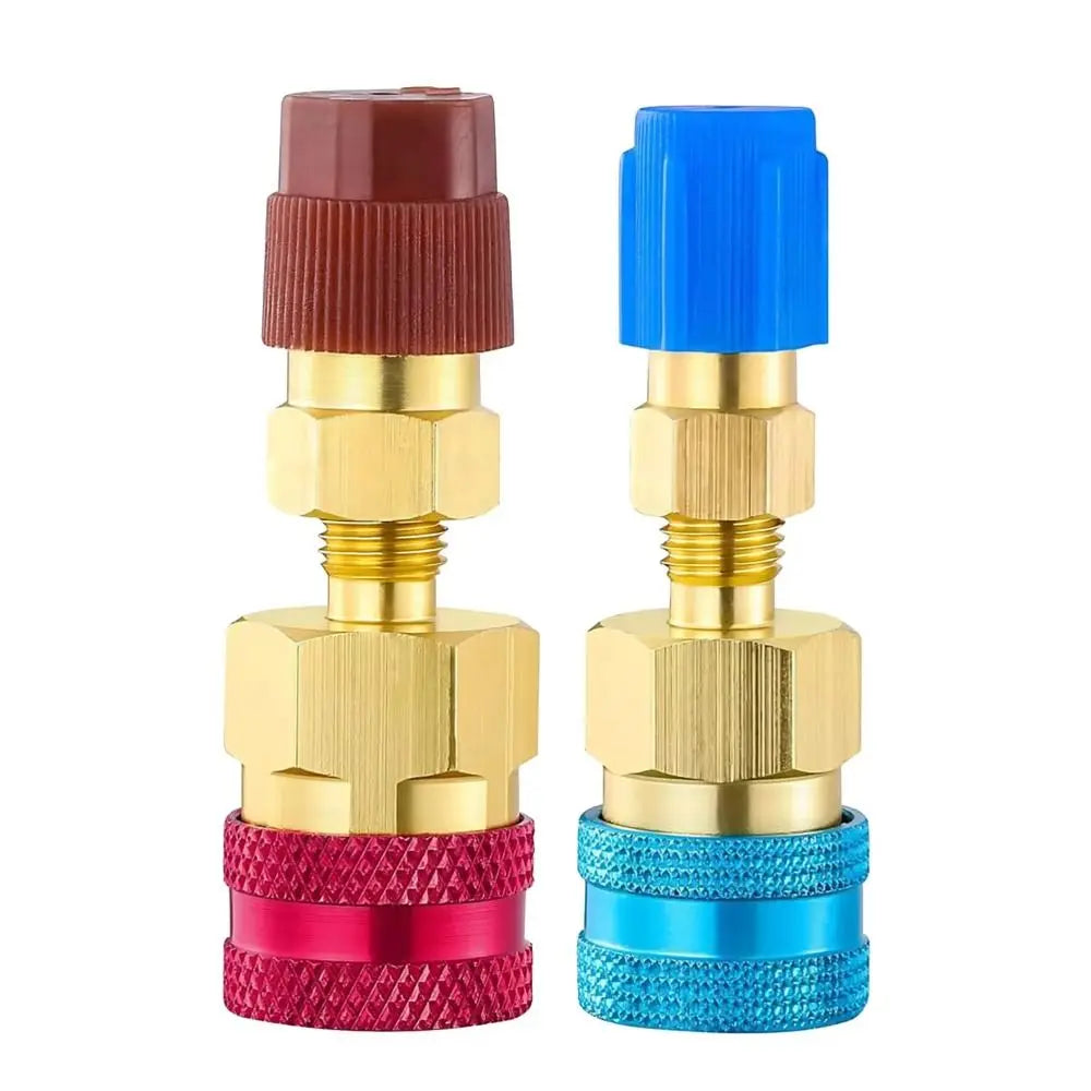 1 Low Side R1234YF Quick Coupler Adapter Prevent Leakage Auto Off Zpaxo