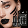 Three-Piece Lipstick Set, Velvet Matte, Brightening Lipstick, Long-Lasting, Non-Drying, Black, White, Red, Waterproof, Sweat-Proof, European and American Style Lipstick Set Zpaxo Xq13A Full Size
