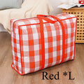 1 Heavy Duty Storage Bags Zipper Waterproof Foldable Moving Clothes