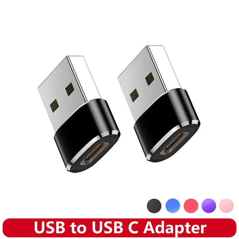 USB C OTG Phone Adapter USB-C Male Female Converter Connector Macbook Zpaxo