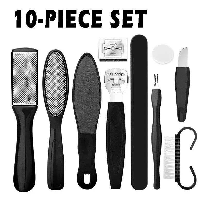 Electric Foot Callus Remover – 18-in-1 Rechargeable Pedicure Kit Electric Callus Remover Zpaxo FT001-10PCS