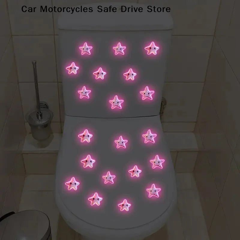 CMSelf-Adhesive Glow-in-the-dark Toilet Sticker Bathroom Lid