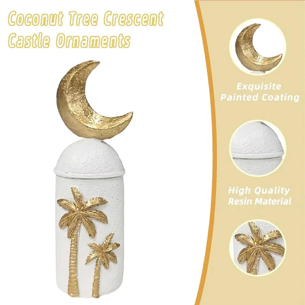 Castles Statue Resin Decorative Middle Eastern Decoration Moon