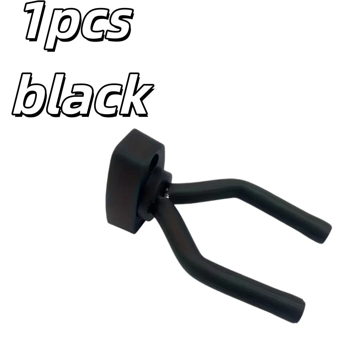 1pcs Alloy Wall-Mounted Guitar Rack – Hanger for Guitar, Ukulele, Bass & Violin, Home Instrument Display Zpaxo 1pcs black
