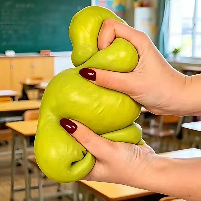 Vegetable Squeeze Toy Elastic Cucumber Sensory Stress Relief Sandbag
