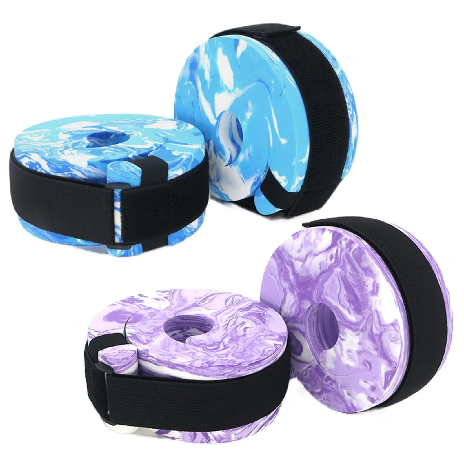 1 Pair Adjustable EVA Foam Water Wings Arm Ankle Float Bands Kids
