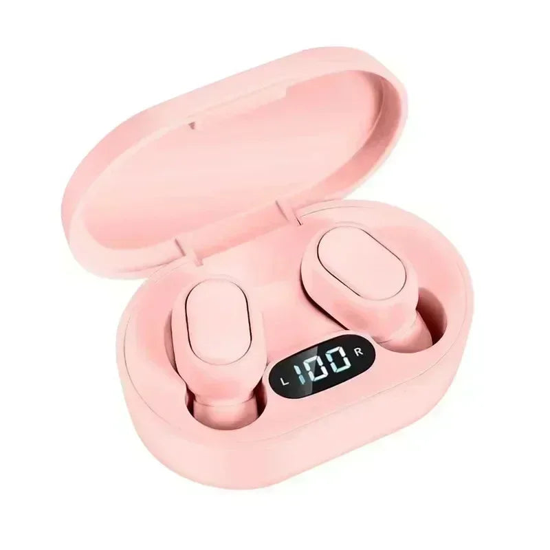 TWS E7S Wireless Earbuds Bluetooth 5 3 Stereo Sport Headphones Zpaxo pink