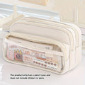 Large Capacity Pencil Case Multi-functional Pen Bag Markers