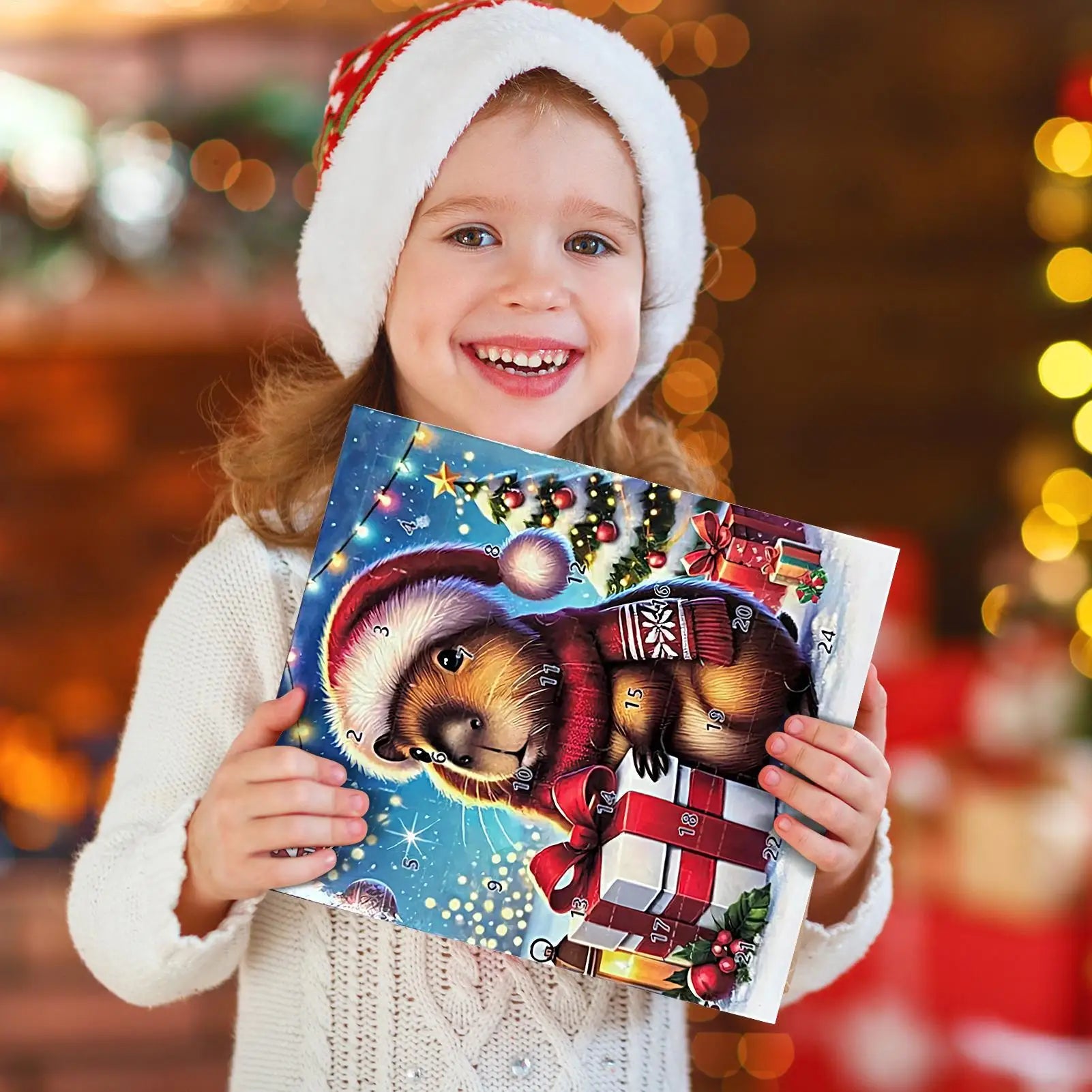 Capybara Christmas Countdown Calendar Advent Miniature Dolls Kids